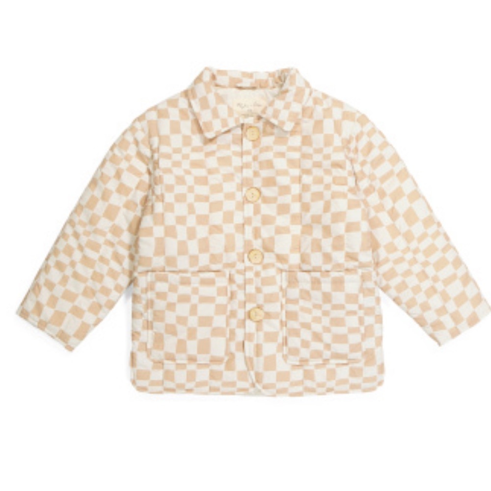 Rylee + Cru Noelle Wave Checkered
Jacket